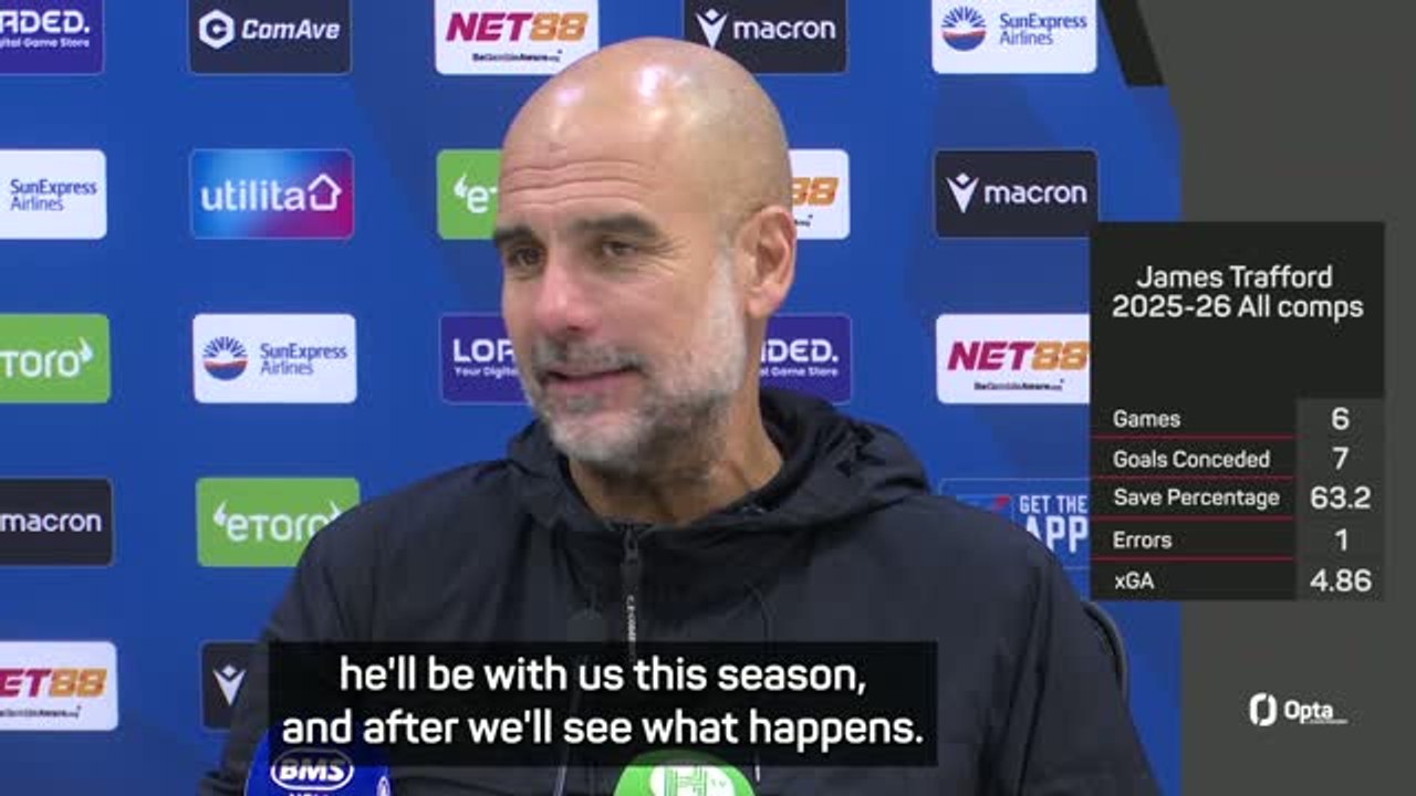 Trafford going nowhere – Guardiola