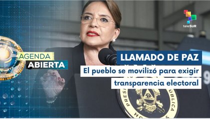 La pdta. Xiomara Castro llamó a defender el orden constitucional del país
