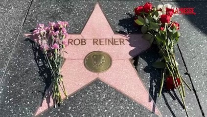 Morte Reiner, fiori sulla sua stella sulla Walk of fame di Hollywood