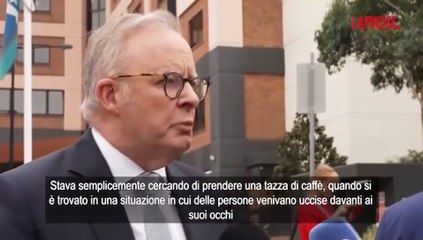 Sydney, premier australiano in visita ad Ahmed al Ahmed: "? un vero eroe, fonte di coraggio per tutti noi"