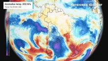 Anomalias de temperatura em 850hPa