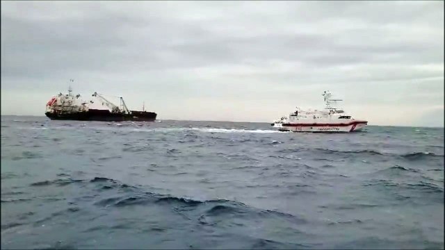 La nave Guang Rong arriva al porto di Livorno