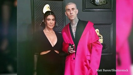 Pete Davidson & Scott Disick Bond While Kourtney Kardashian Kisses Travis Barker At The Grammys