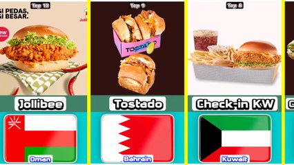 Top 10 Most Delicious Chicken Sandwich From 10 Different Countries In The World