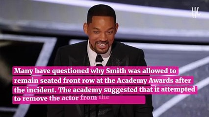 Will Smith Refused To Leave Oscars After Slapping Chris Rock