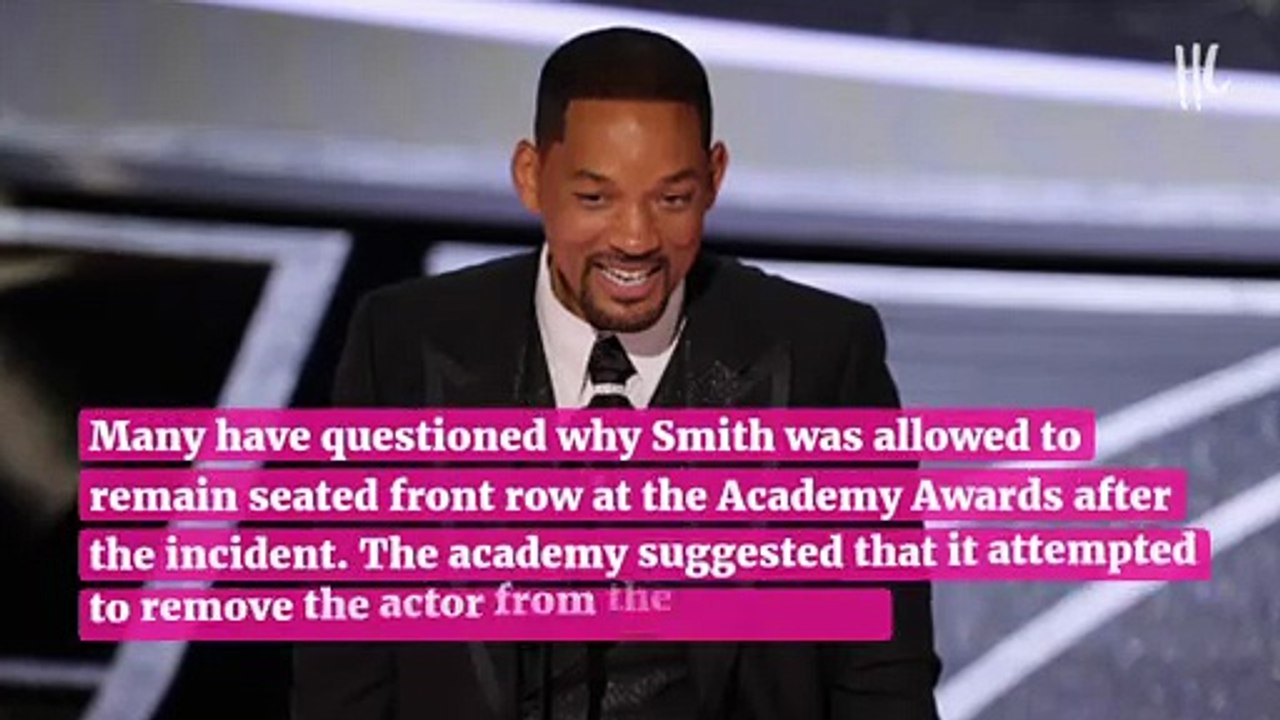 Will Smith Refused To Leave Oscars After Slapping Chris Rock