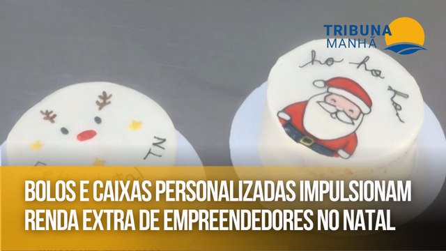 Bolos e caixas personalizadas impulsionam renda extra de empreendedores no Natal