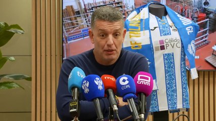 RUEDA de PRENSA de ENTRENADOR del TALAVERA antes del REAL MADRID