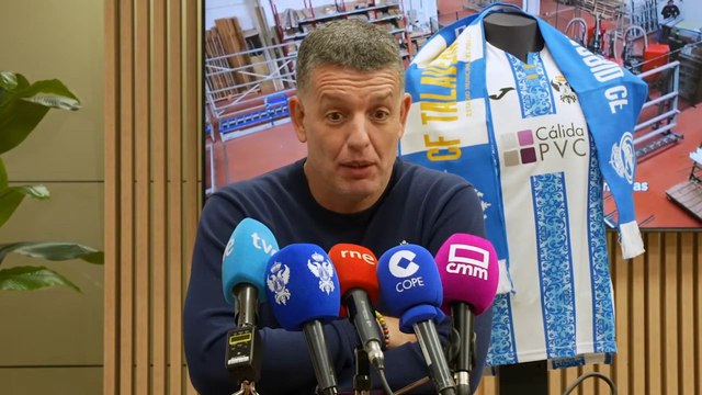 RUEDA de PRENSA de ENTRENADOR del TALAVERA antes del REAL MADRID