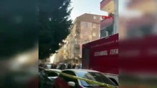 6 katlı binada yangın paniği