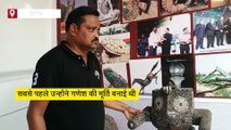 कटक के मूर्तिकार संजीव बिस्वाल ने लोहे के कबाड़ से बनाईं शानदार मूर्तियां