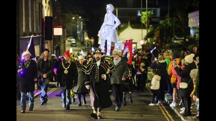 Penzance Humphrey Davy Lantern Parade Video Slideshow 2025