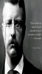 The dreams of golden glory in the future | Quotes life lessons | Theodore Roosevelt