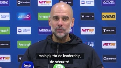 Man. City - Guardiola : "Pour certains jeunes, ce n'est pas une question de qualité"