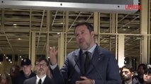 Salvini all'inaugurazione della Metro C a Roma: «Ci sono metro che uniscono e ponti che dividono, non capisco perché»