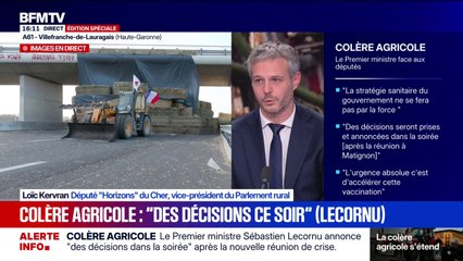 Colère des agriculteurs: "Le gouvernement a manqué de clarté sur le Mercorsur" estime Loïc Kervran, député Horizons