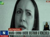 María Corina Machado acusa al 60% de venezolanos de narcotráfico y terrorismo