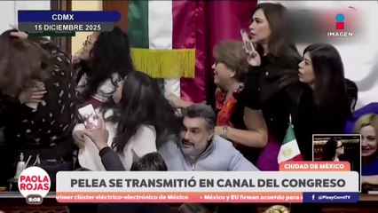 Golpes y jaloneos entre diputadas en el Congreso de la CDMX | DPC con Paola Rojas