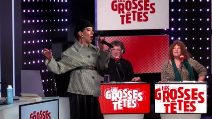Hélène in Paris chante en live aux "Grosses Têtes"