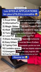 Les SITES et APPLICATIONS les plus UTILES à connaître de la semaine 😱🚀