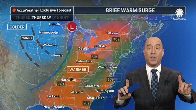 Rainy and warm conditions on the way for many