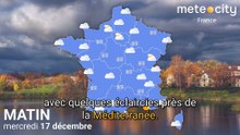 Bulletin météo France du mercredi 17 décembre 2025