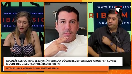 Nicolás Llera, tras el Martín Fierro a Dólar Blue: romper el molde del discurso político berreta