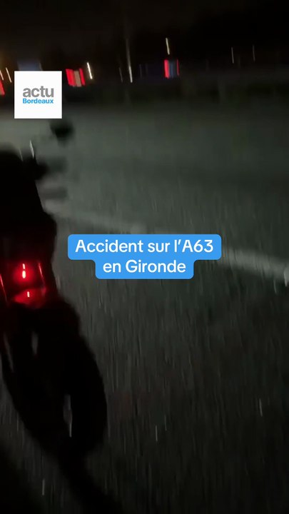Accident spectaculaire sur l'A63 : deux automobilistes bravent la fermeture de l'autoroute et percutent un tas de sable