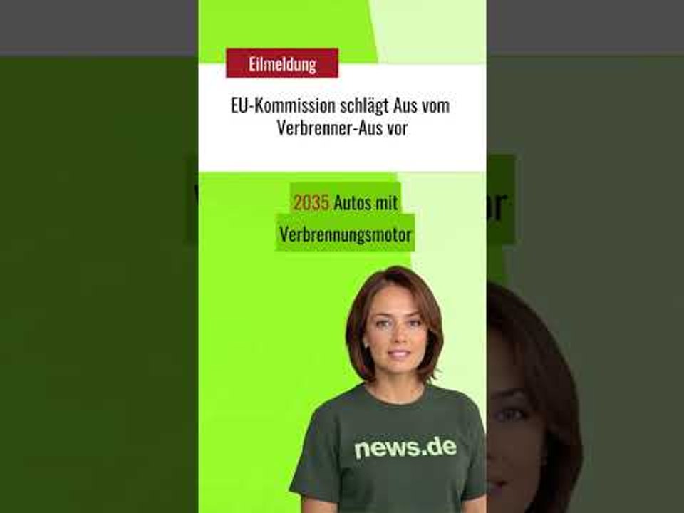 EU-Kommission schlägt Aus vom Verbrenner-Aus vor