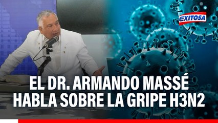Armando Massé sobre influenza H3N2: "El problema está cuando se presenta en una persona con comorbilidad"