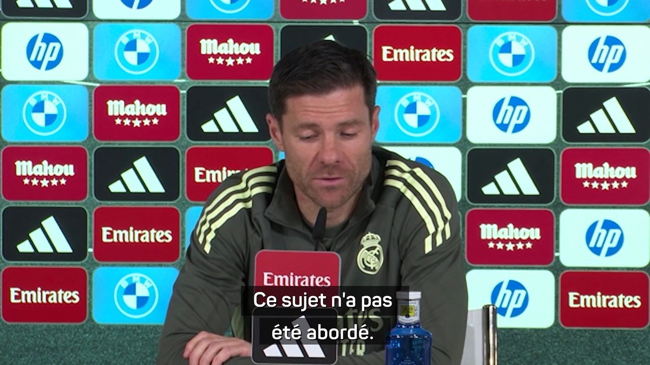 Xabi Alonso : "Mbappé et le record de Ronaldo ? Nous n'en avons pas discuté"