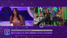 El frío gesto de Beto Casella con Edith Hermida