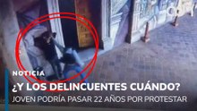 ¿Y los delincuentes cuándo? Por participar en protesta podría pasar 22 años en prisión
