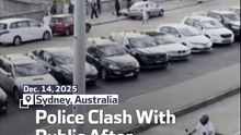 Police Clash With Public After Sydney Shooting