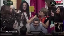 Lawmakers get into hair-pulling brawl in Mexico City Congress