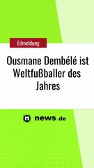 Ousmane Dembélé ist Weltfußballer des Jahres