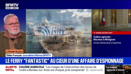 Logiciel espion dans un ferry à Sète: "On est typiquement dans la guerre hybride" explique Didier François, journaliste défense à BFMTV