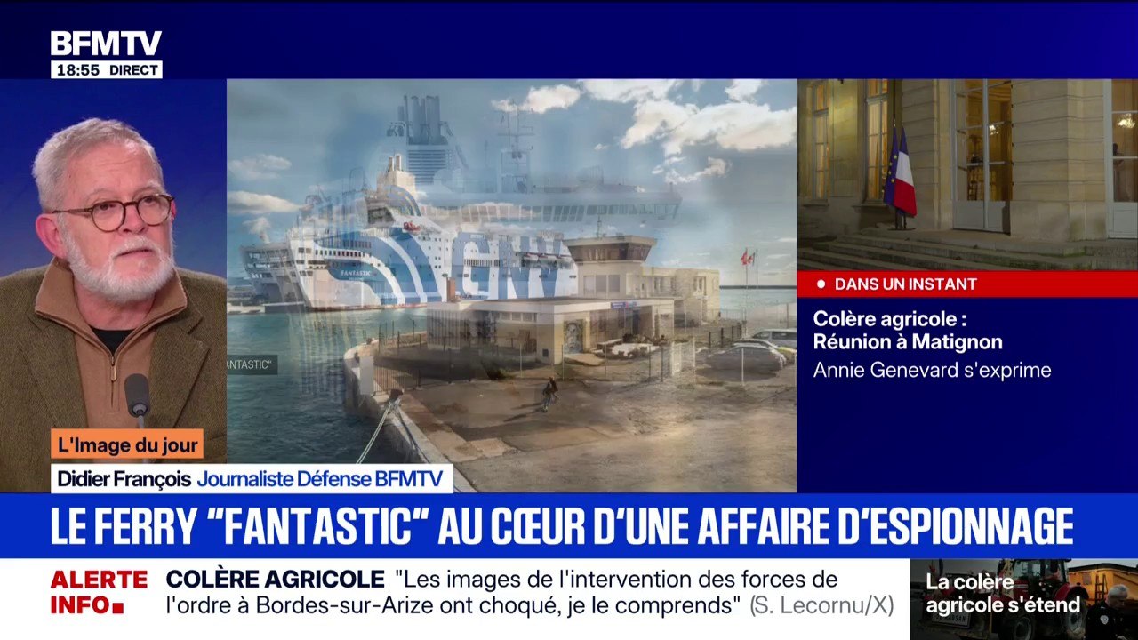 Logiciel espion dans un ferry à Sète: "On est typiquement dans la guerre hybride" explique Didier François, journaliste défense à BFMTV