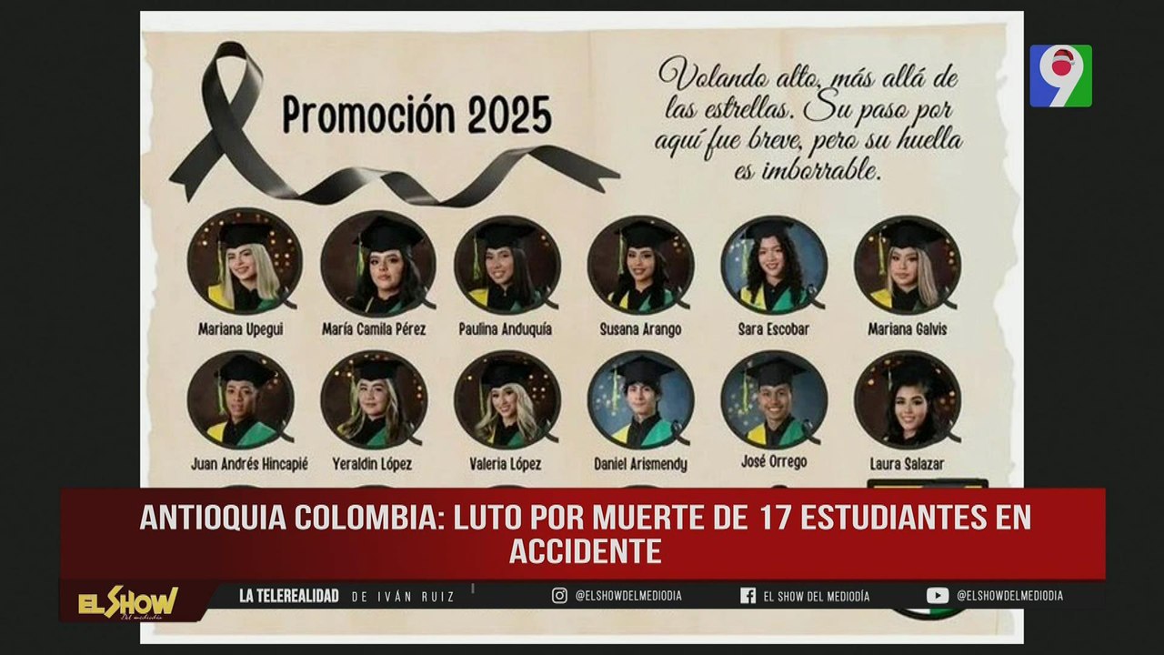 Antioquia en Luto: Mueren 17 estudiantes en accidente | ESM