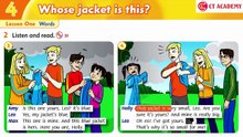 FAMILY AND FRIENDS 4 - Unit 4: WHOSE JACKET IS THIS?