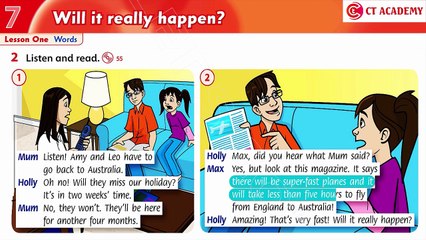 FAMILY AND FRIENDS 4 - Unit 7: WILL IT REALLY HAPPEN