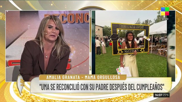 Amalia Granata reveló cómo se gestó su reencuentro con el Ogro Fabbiani gracias a su hija tras años sin hablarse