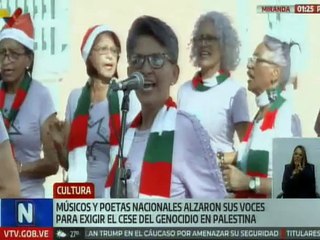 Cultura | Músicos y poetas participan en la Cantata Cultura por la Paz en Palestina