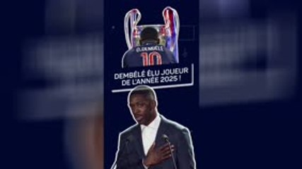 PSG - Dembélé élu joueur de l'année par la FIFA