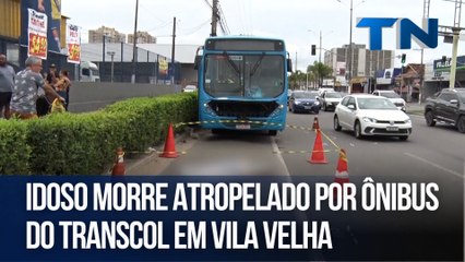Idoso morre atropelado por ônibus do Transcol em Vila Velha