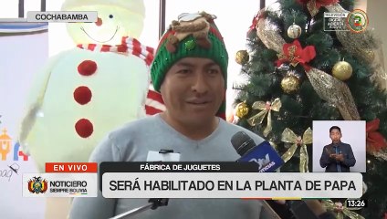 Planta Industrializadora de Papa será la fábrica de Papá Noel del 19 al 21 de diciembre