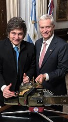 Javier Milei recibe a José Antonio Kast en la Casa Rosada
