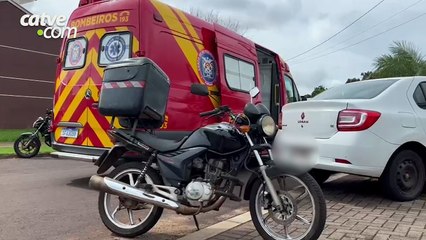 Jovem fica ferido em acidente de trânsito no bairro Maria Luiza