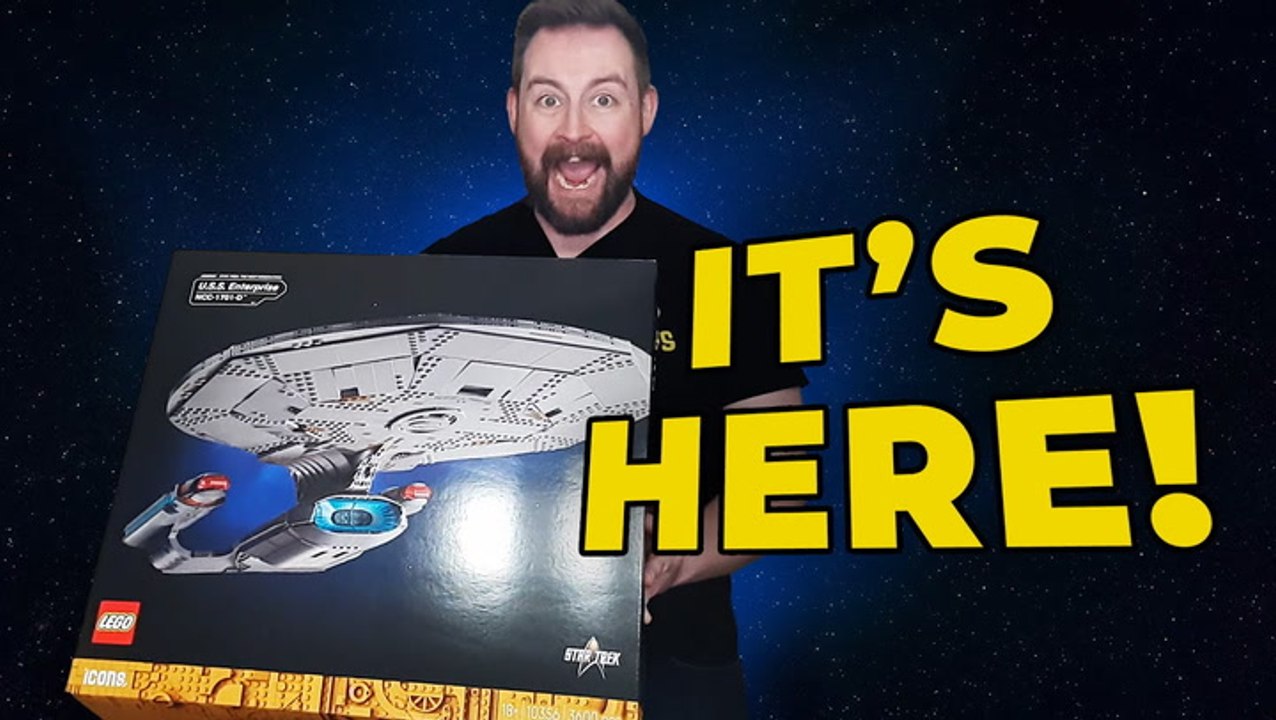 Unboxing The LEGO Icons Star Trek: U.S.S. Enterprise NCC-1701-D