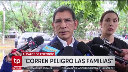 Lluvias: Porongo registra 350 kilómetros de caminos destruidos y comunidades sin agua potable